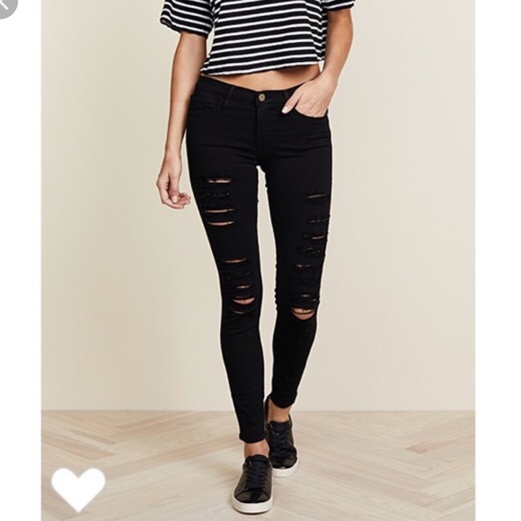 Frame Denim Denim - FRAME le skinny de Jeanne ripped jeans Frame Denim Denim - FRAME le skinny de Jeanne ripped jeans
